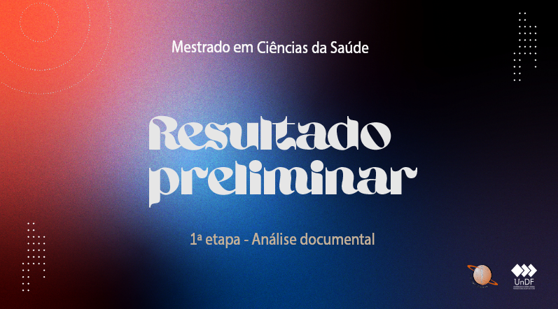 Capa da notícia: Resultado preliminar - análise documental